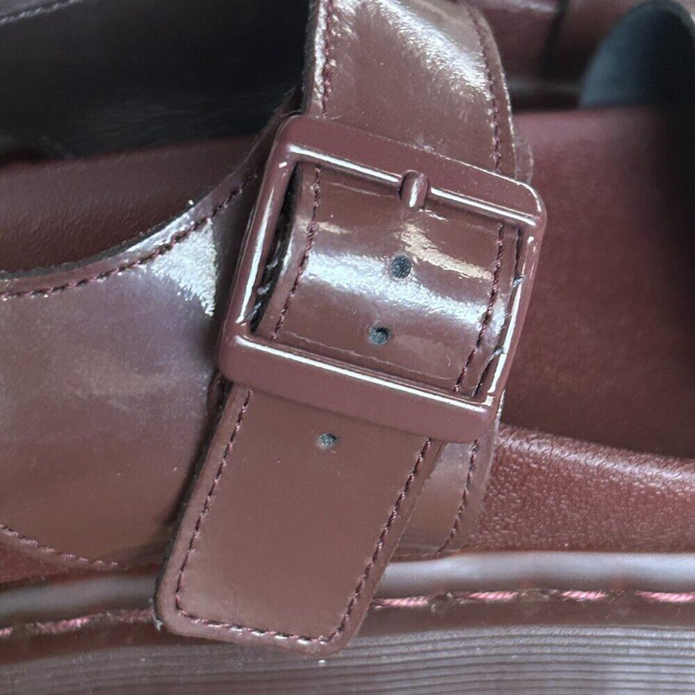 Dr Martens Romi Platform Sandals Brown Leather Chunky Minimalist Women 10 - Picture 10 of 12